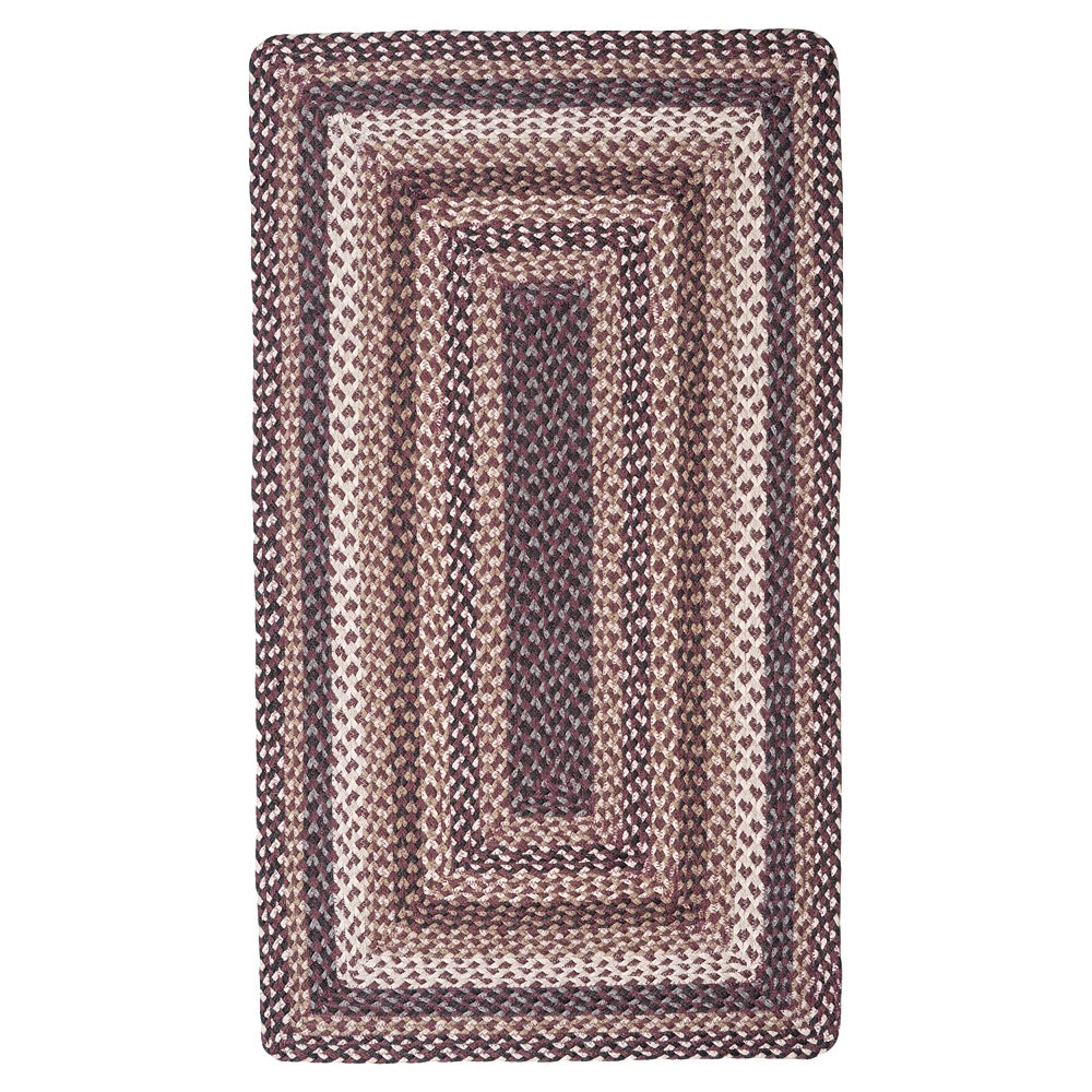 the braided rug company jute rug aubergine