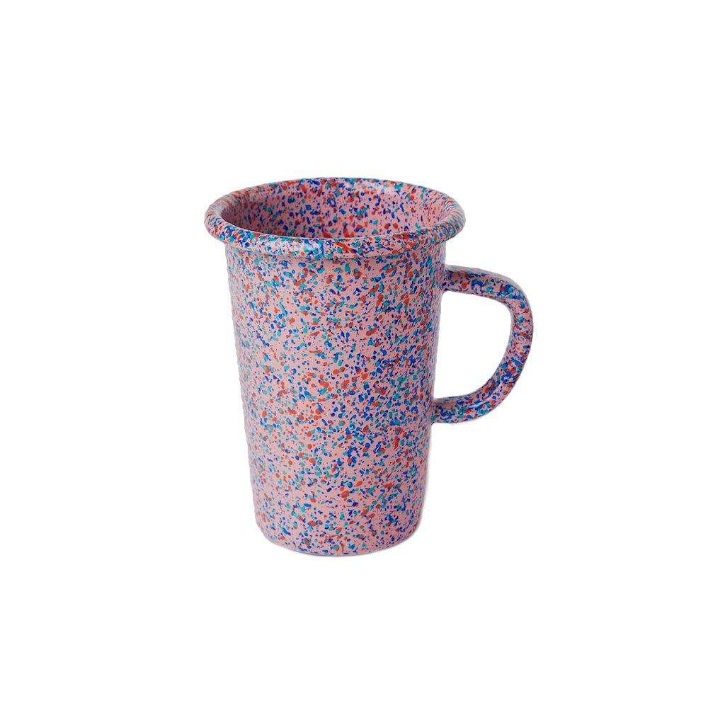 kapka long mug enameled steel