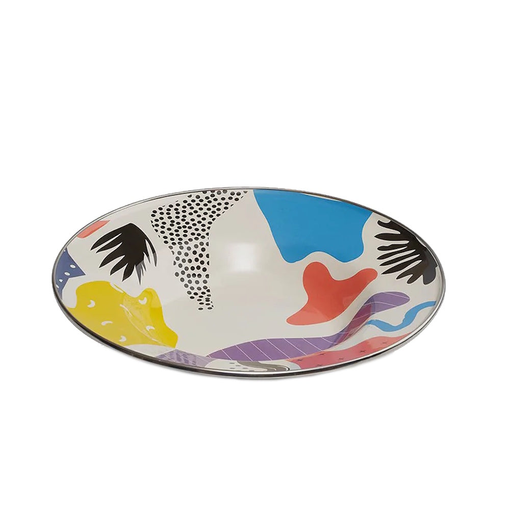 kapka fruit plate enameled steel
