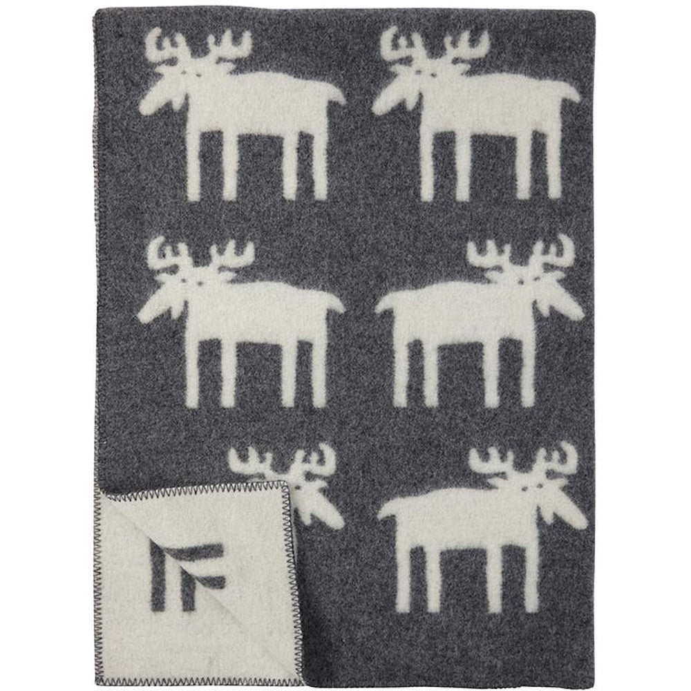 moose blanket wool grey