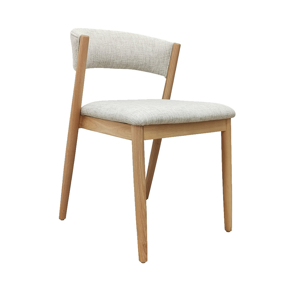 osmo upholstered chair natural fabric