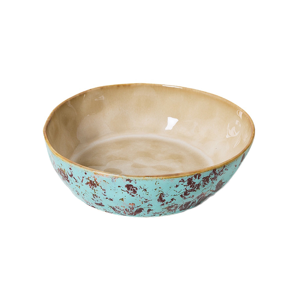 HK living pasta bowl set of 2 patina