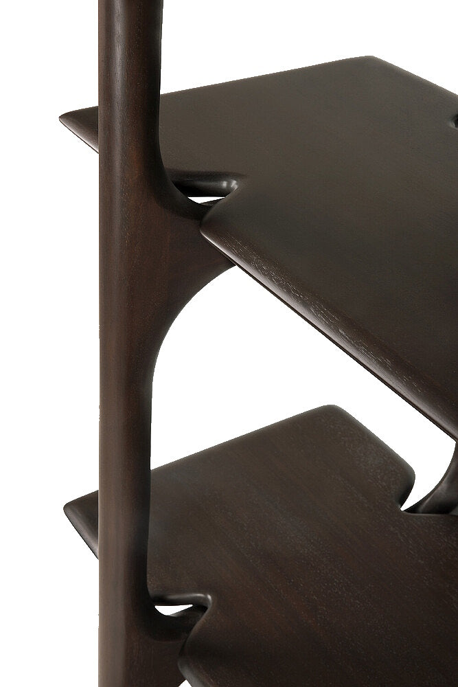 ethnicraft pi rack mahogany dark brown
