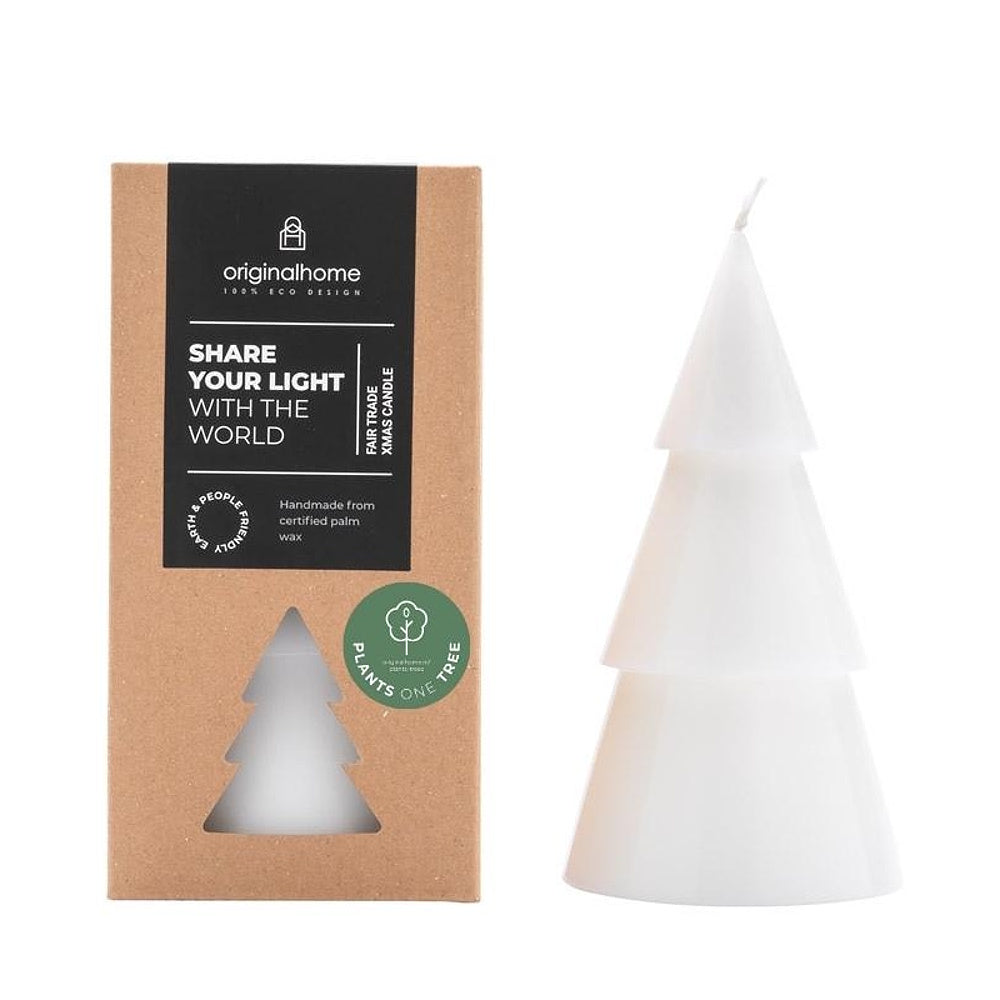 originalhome tree candle white large