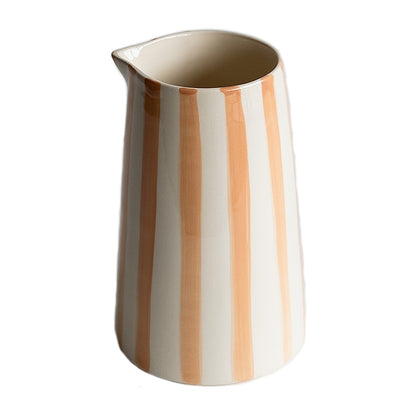 candy stripe jug peach