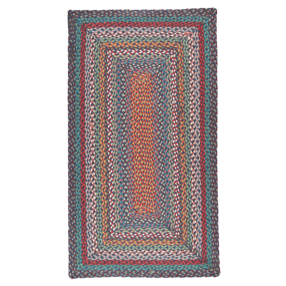 carnival blue jute rug