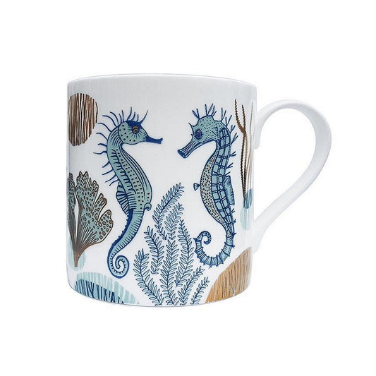 lush designs bone china mug seahorse