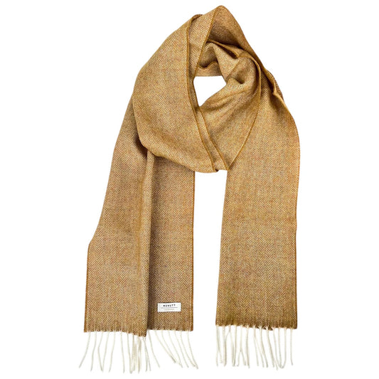 merino wool scarf mead herringbone