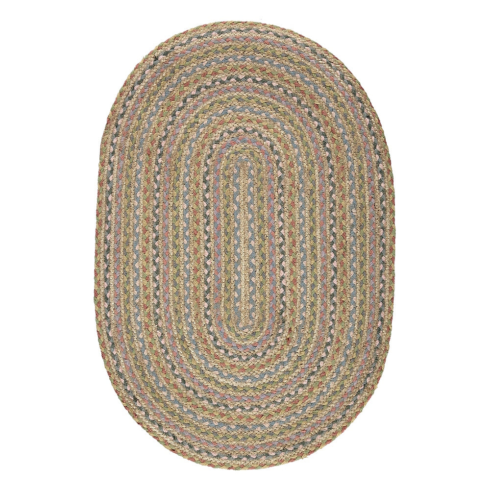 braided rug pastel fairisle