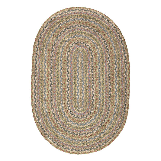 braided rug pastel fairisle