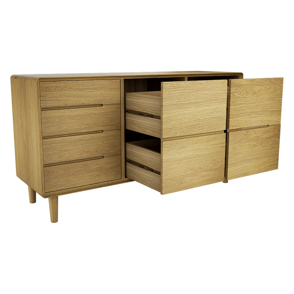 skara 8 drawer sideboard