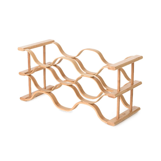 bamboo wine rack