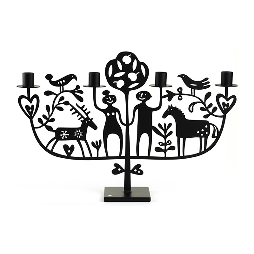 adam & eve candle holder