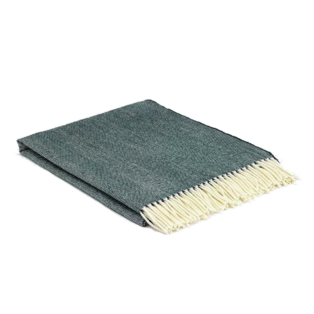 Merino Wool Throw - Amazon Herringbone