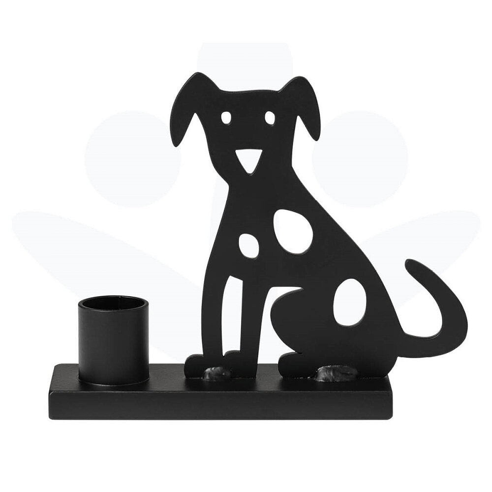 bengt & lotta candle holder sitting dog