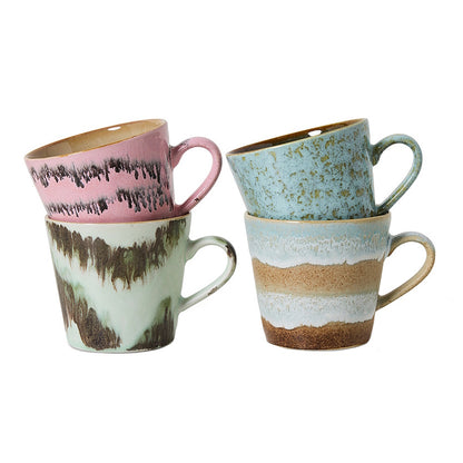 hk living cappuccino mugs set of 4