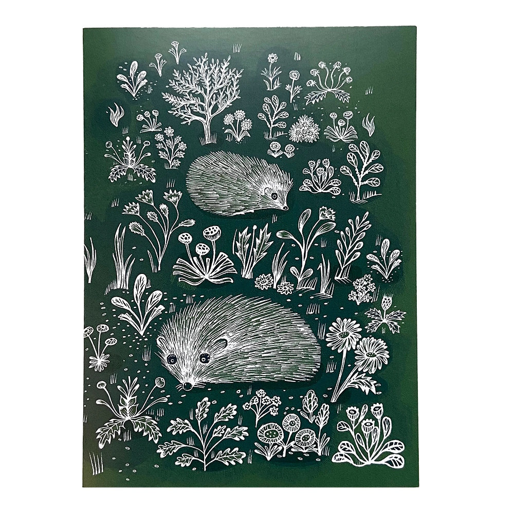 lush designs hedgehog card