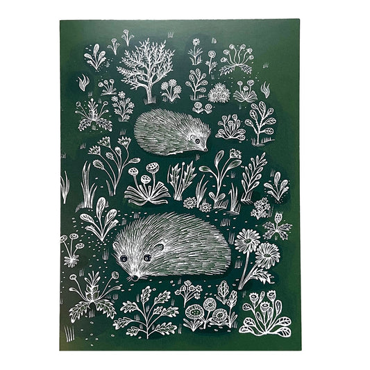 lush designs hedgehog card