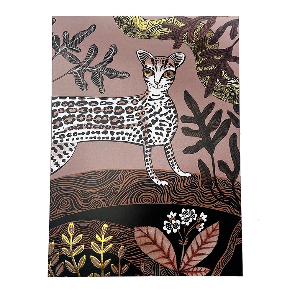 lush designs ocelot card
