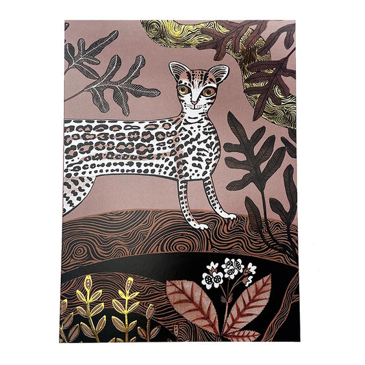 lush designs ocelot card