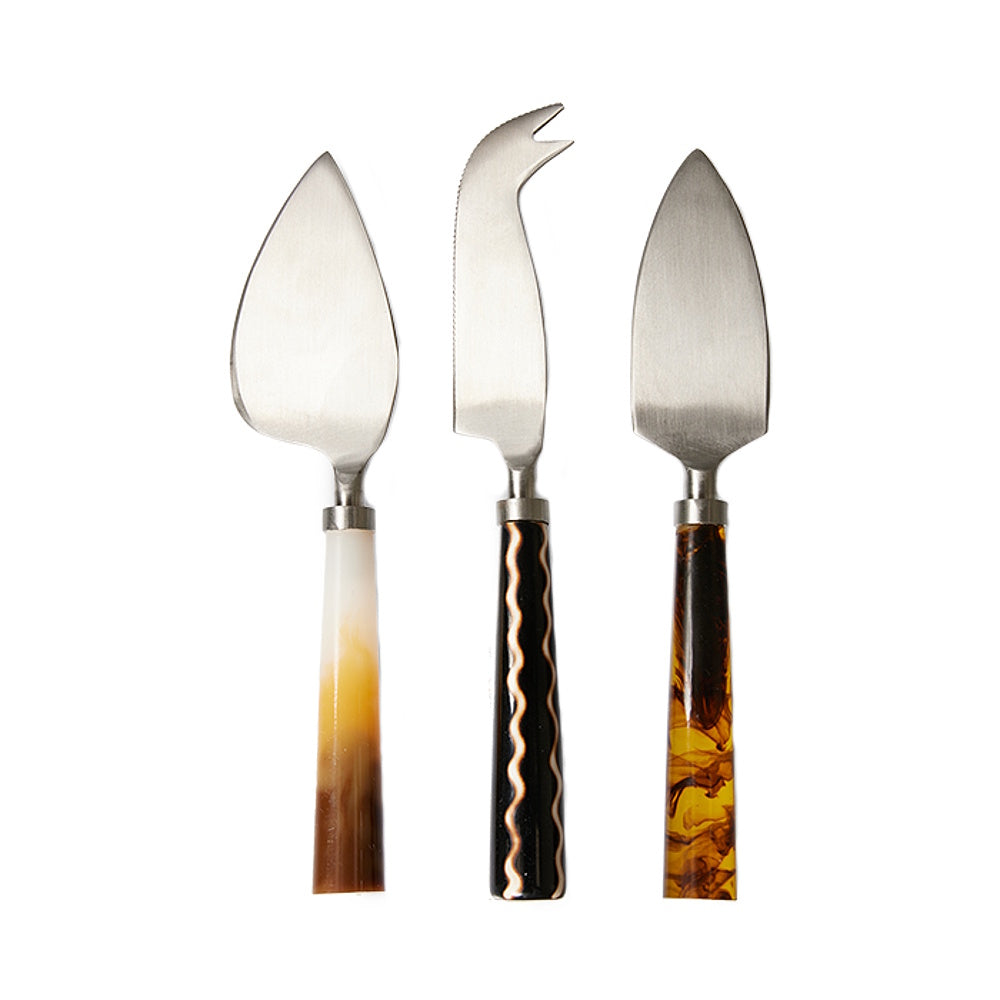hk living cheese knives set of 3