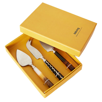 hk living cheese knives set of 3