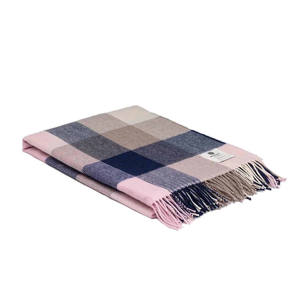 mcnutt chic check throw merino