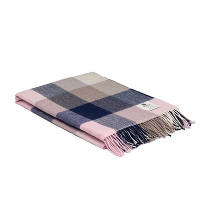 mcnutt chic check throw merino
