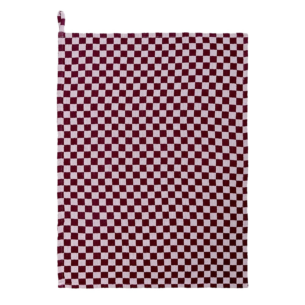 sophie home hand cotton towel burgundy
