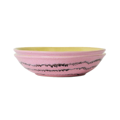 HK living curry bowls set of 2 stoneware