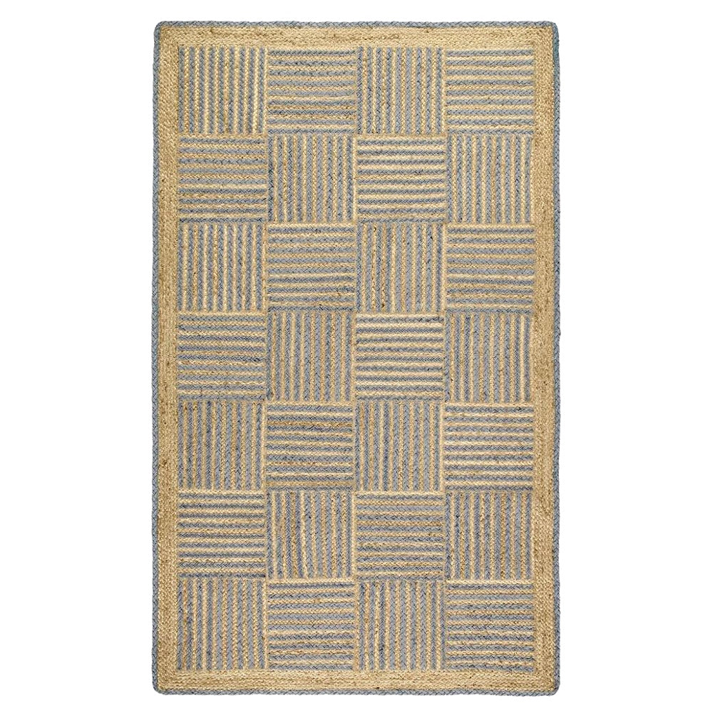 braided rug denim tile