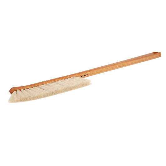 iris hantverk log handled dust brush goat hair