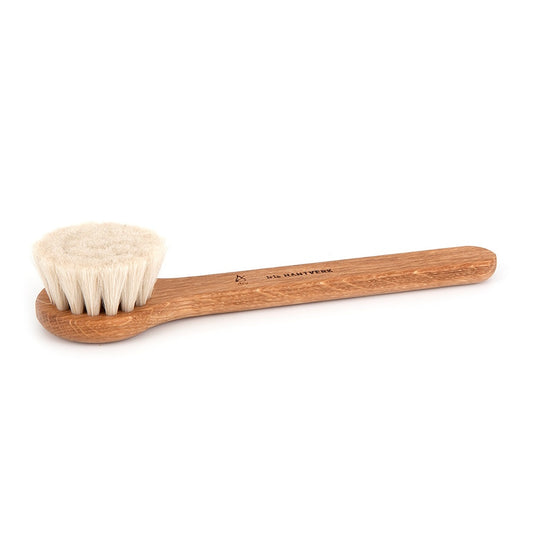 face brush oak with goat hair