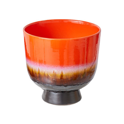 hk living flower pot cherry red