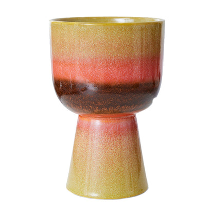 hk living flower pot lime green