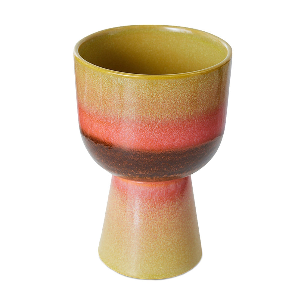 hk living flower pot lime green