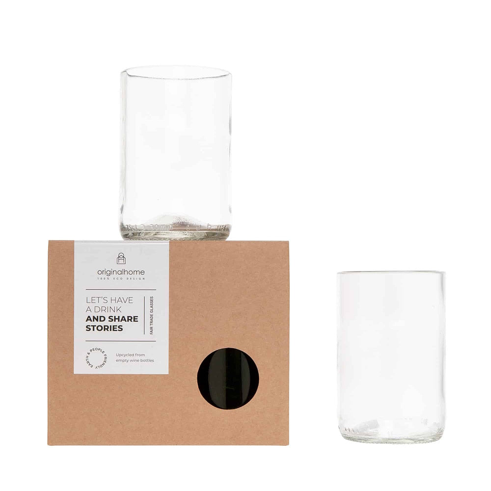 originalhome clear glass set of 2