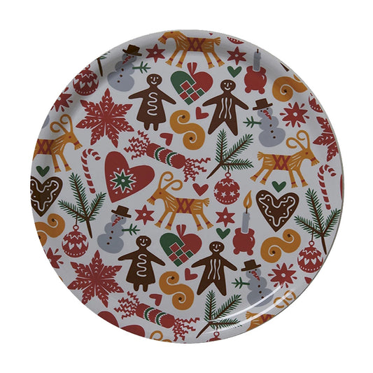 Bengt & Lotta round tray 31cm Christmas