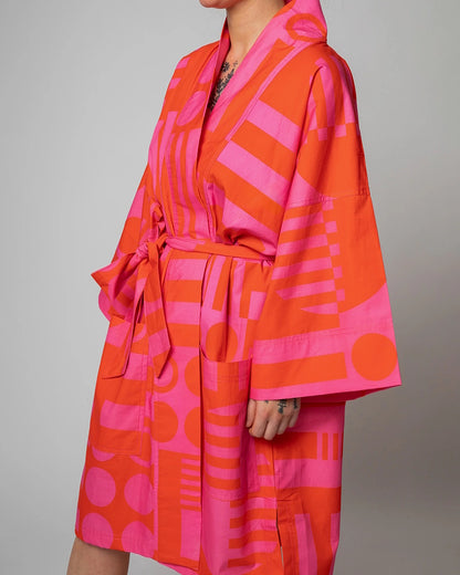 irregular sleep pattern organic cotton robe