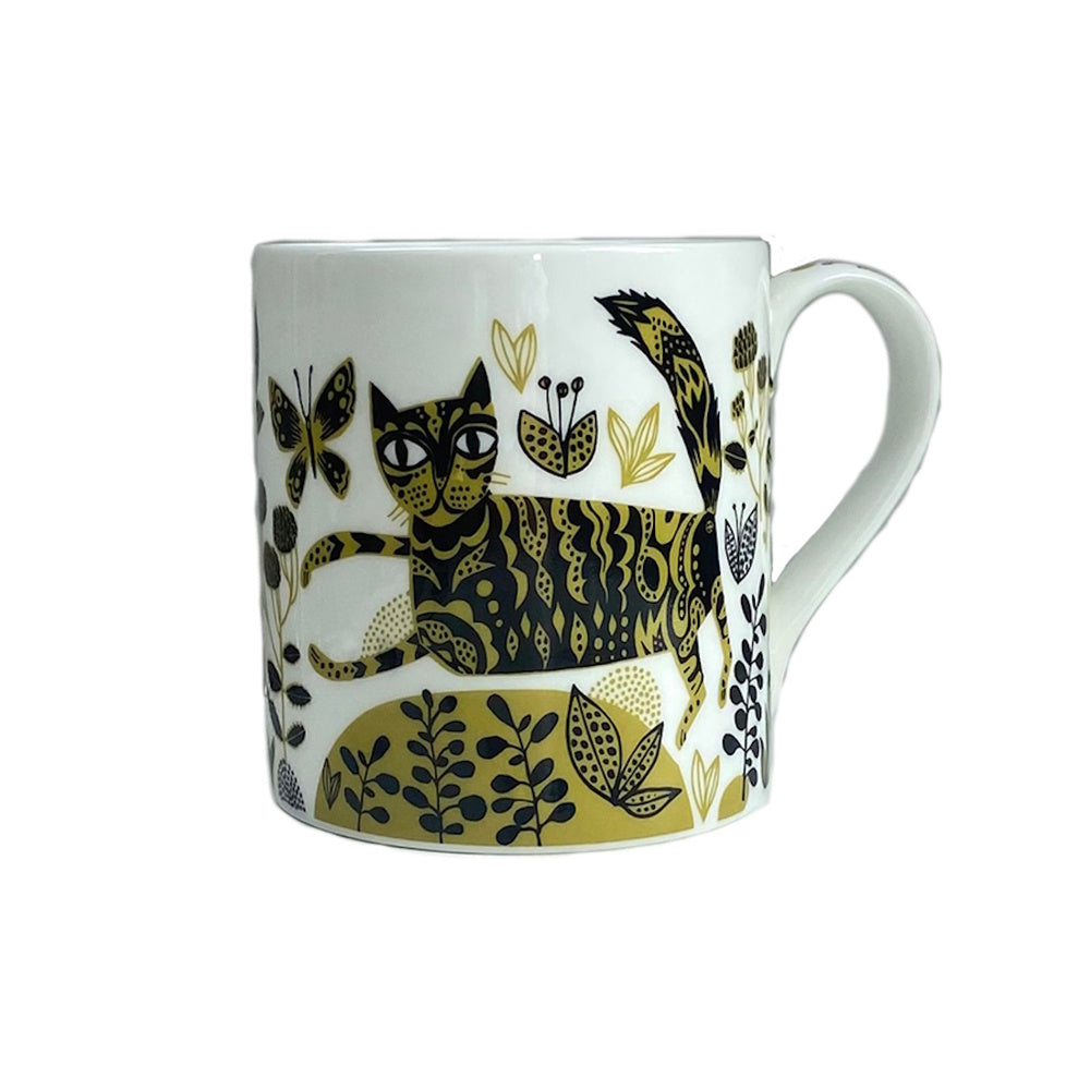 lush designs kitty mug bone china