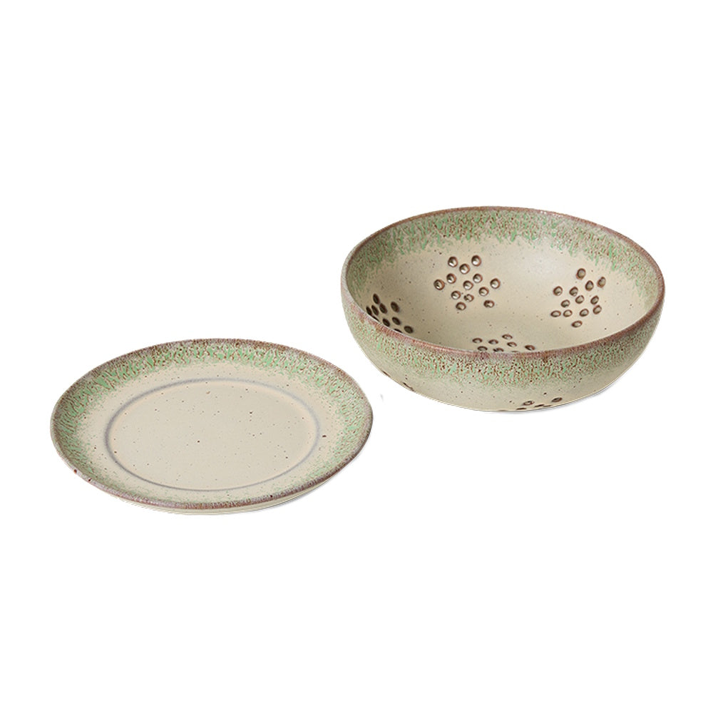 hk living berry bowl and saucer
