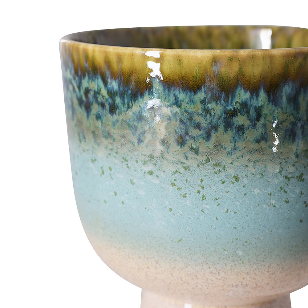 hk living retro flower pot lagoon