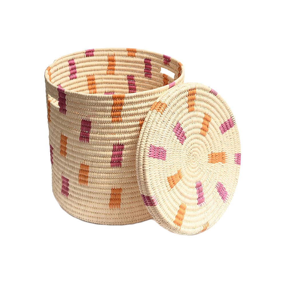 basket room Madoadoa woven basket