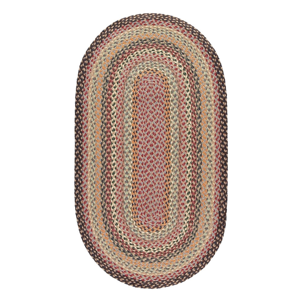 oval jute rug misty blue