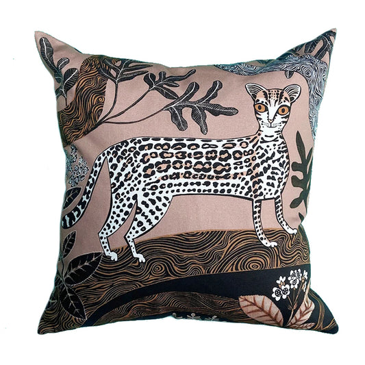 ocelot cushion