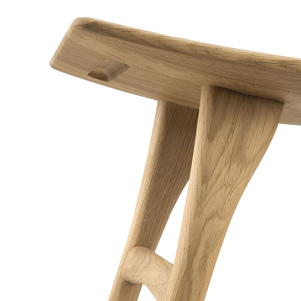 osso stool oak