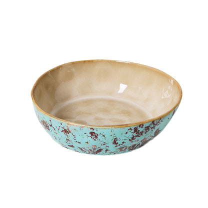 HK living pasta bowl set of 2 patina