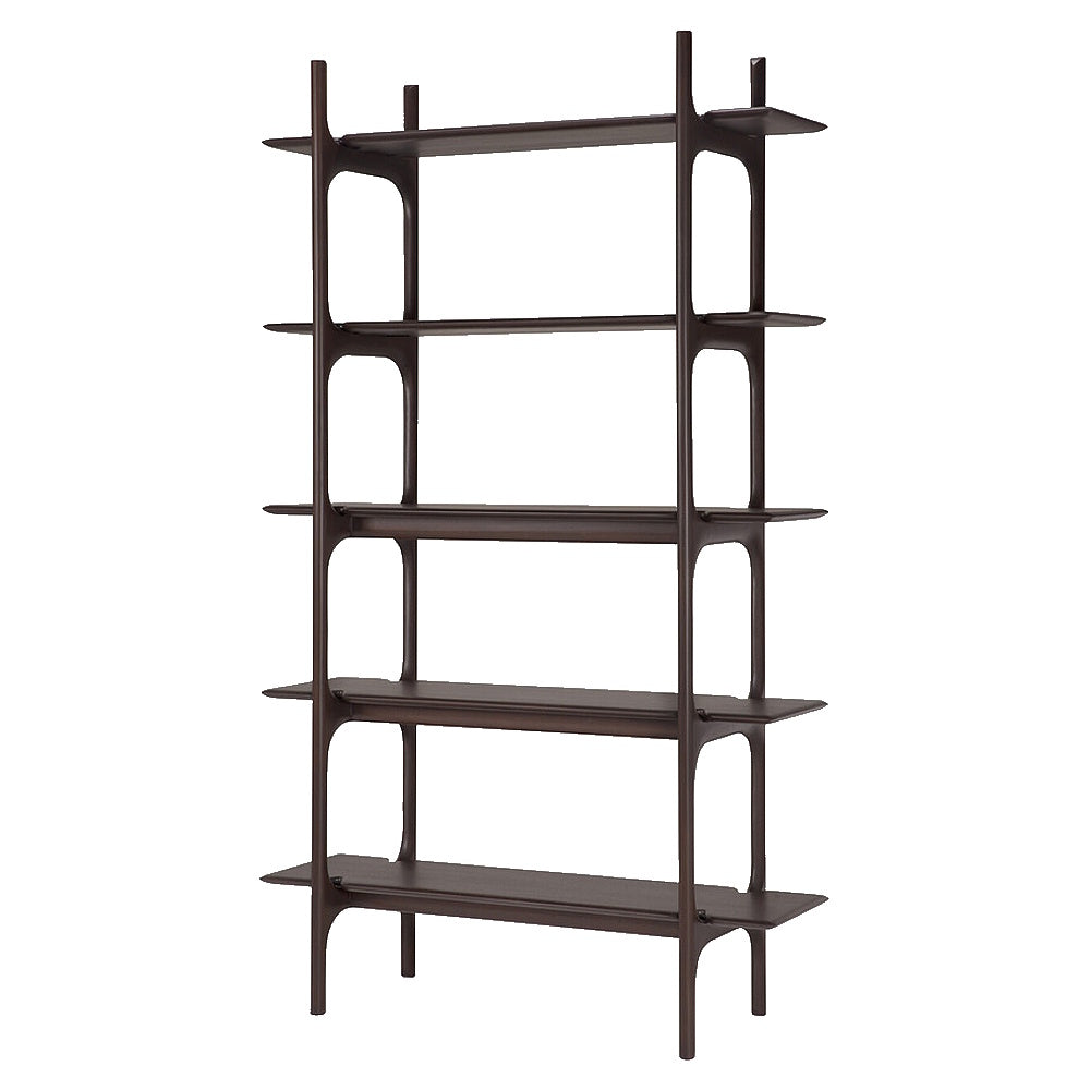 ethnicraft pi rack mahogany dark brown