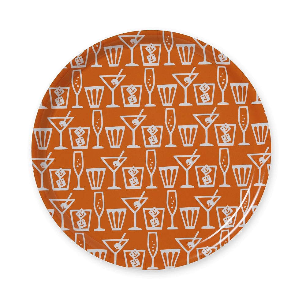 bengt & lotta round tray cocktail