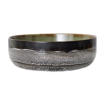 hk living salad bowl stoneware